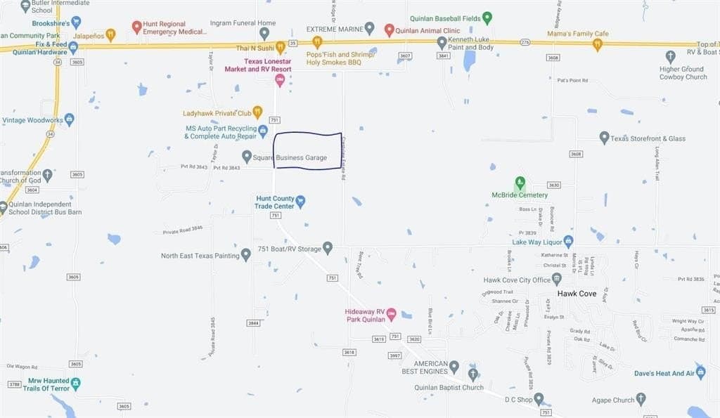 18.34 acres in Hunt County