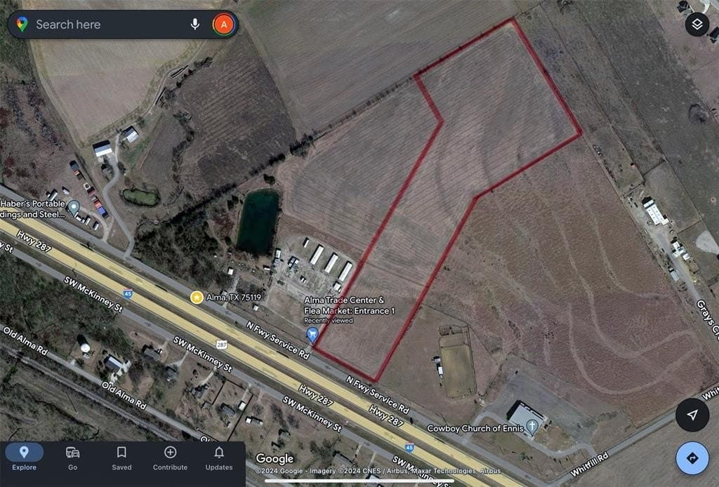 17.5 acres in Ellis County