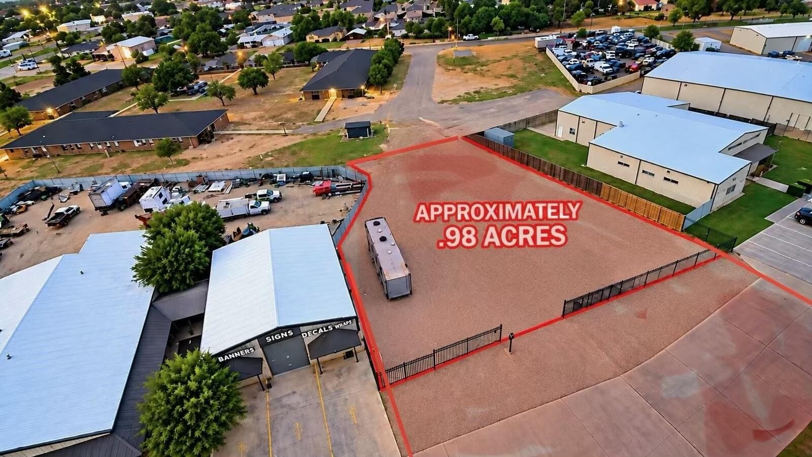 0.98 acres in Lubbock County