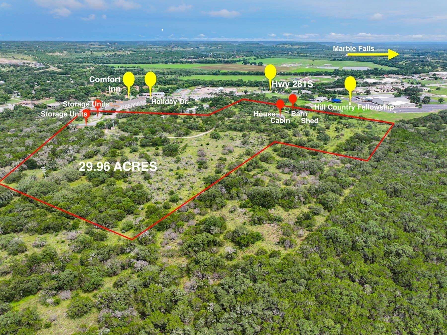 29.96 acres in Burnet County