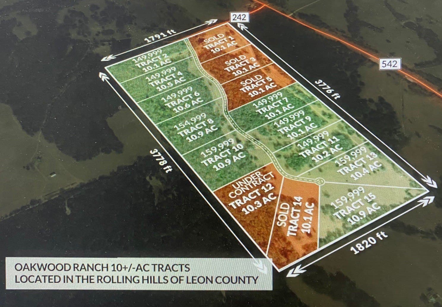 10.09 acres in Leon County featured view