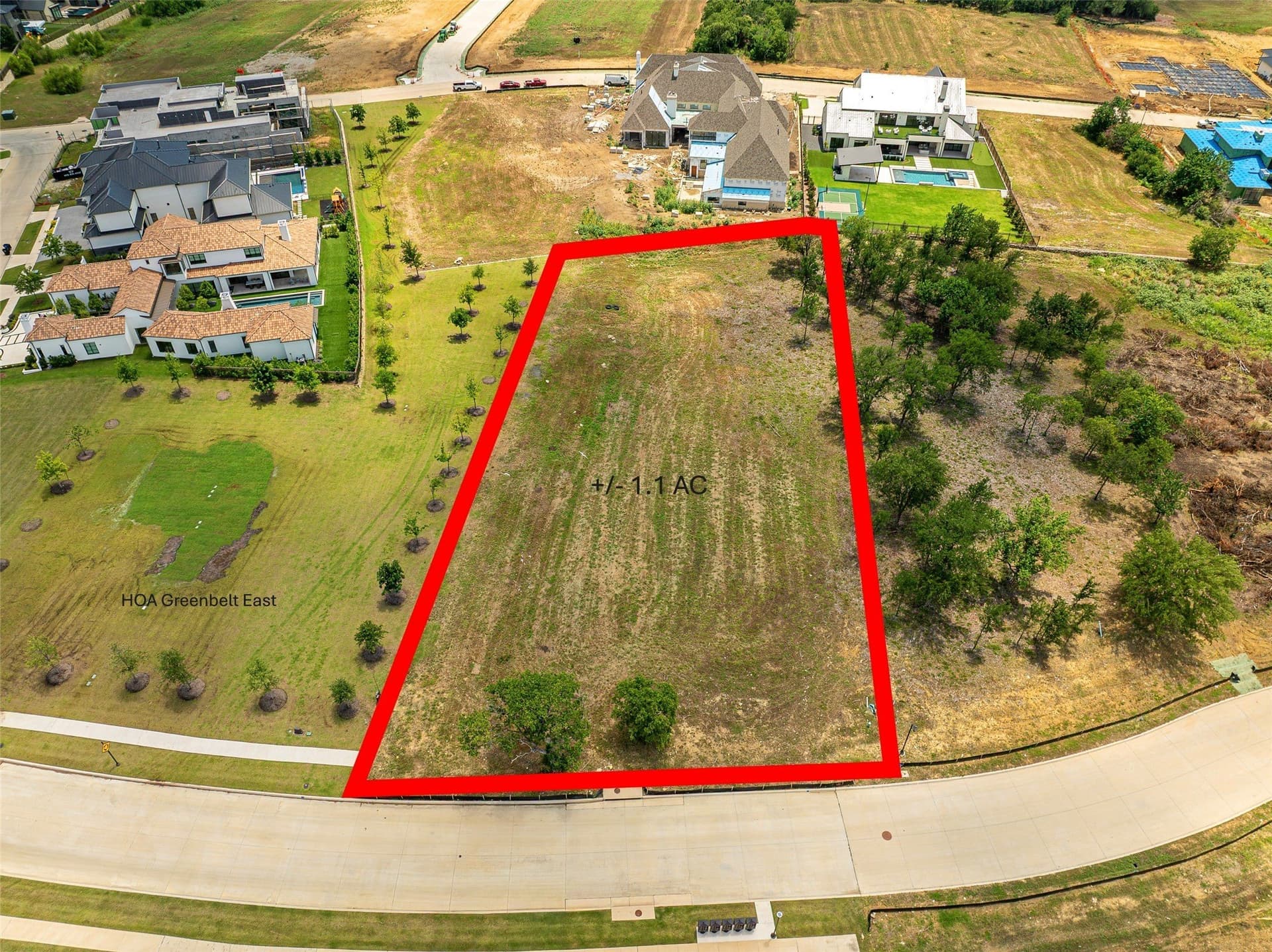 1.1 acres in Denton County featured view