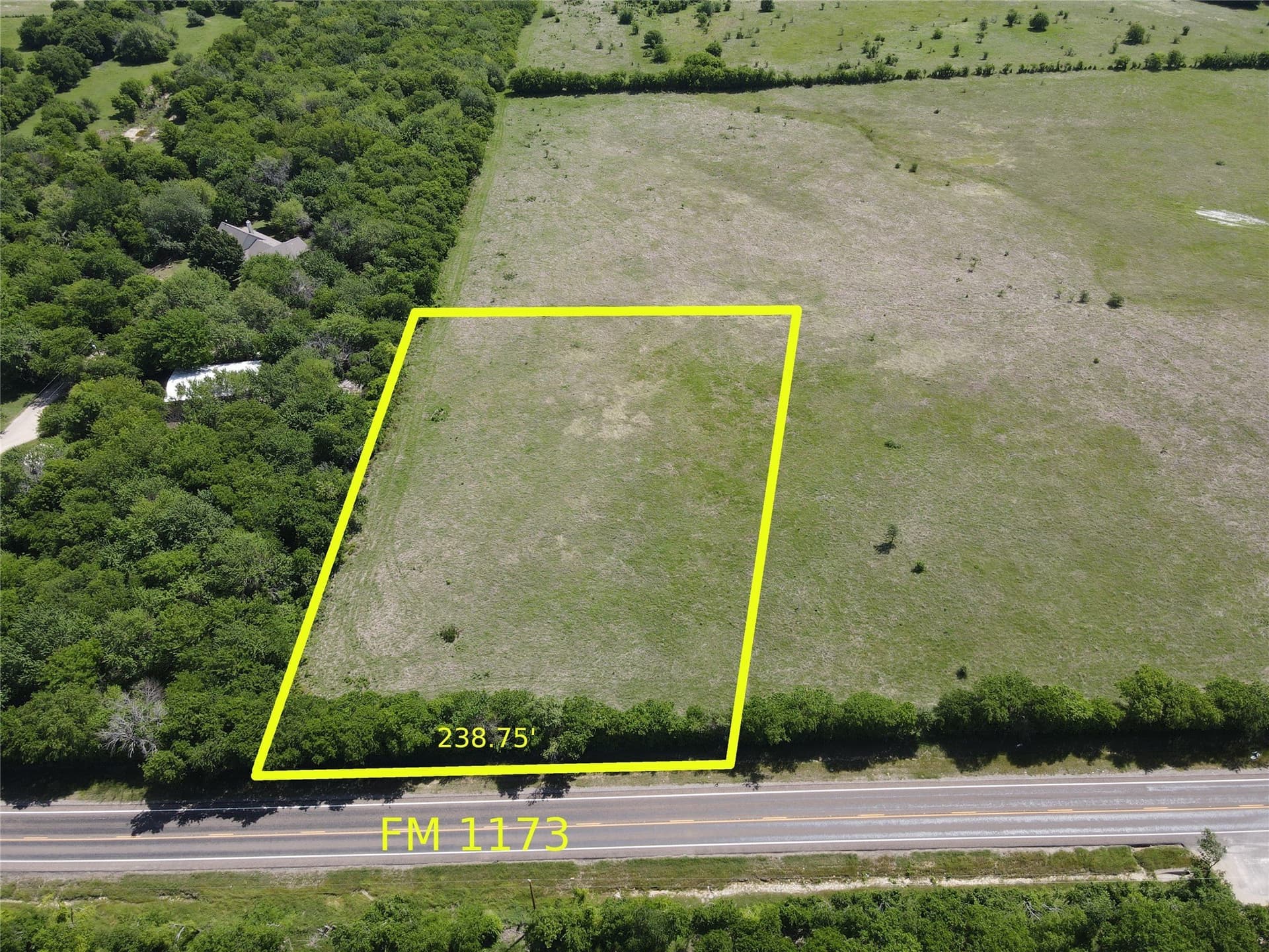 2 acres in Denton County