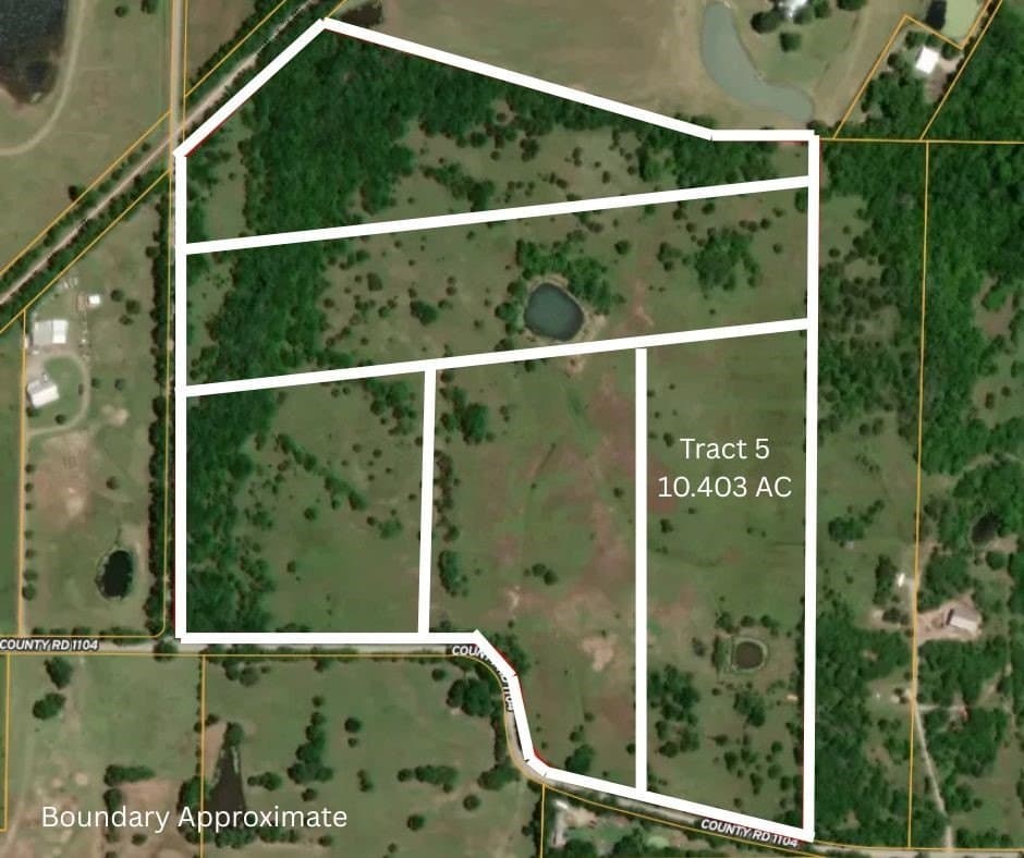 10.4 acres in Hunt County