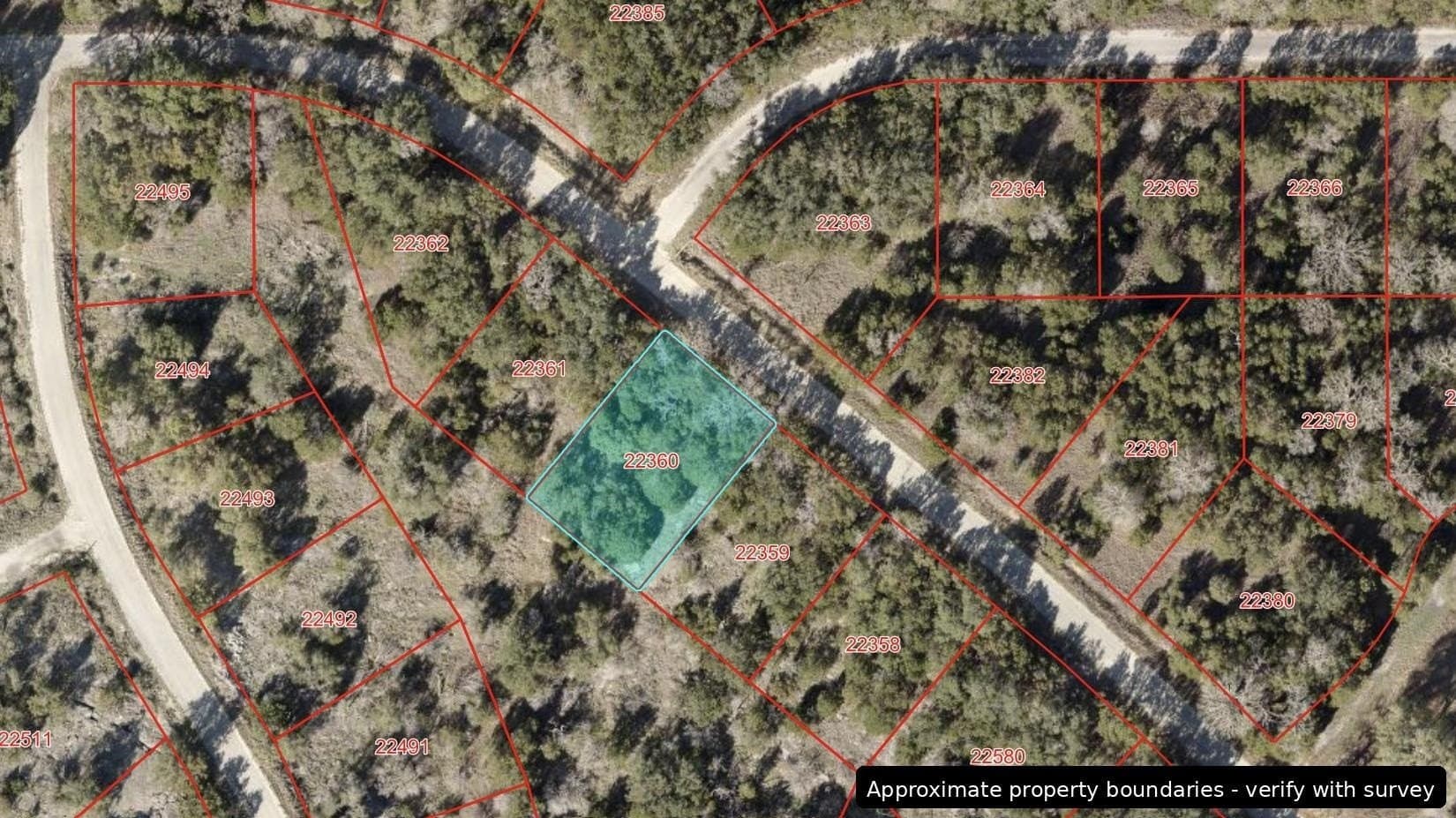 0.22 acres in Burnet County