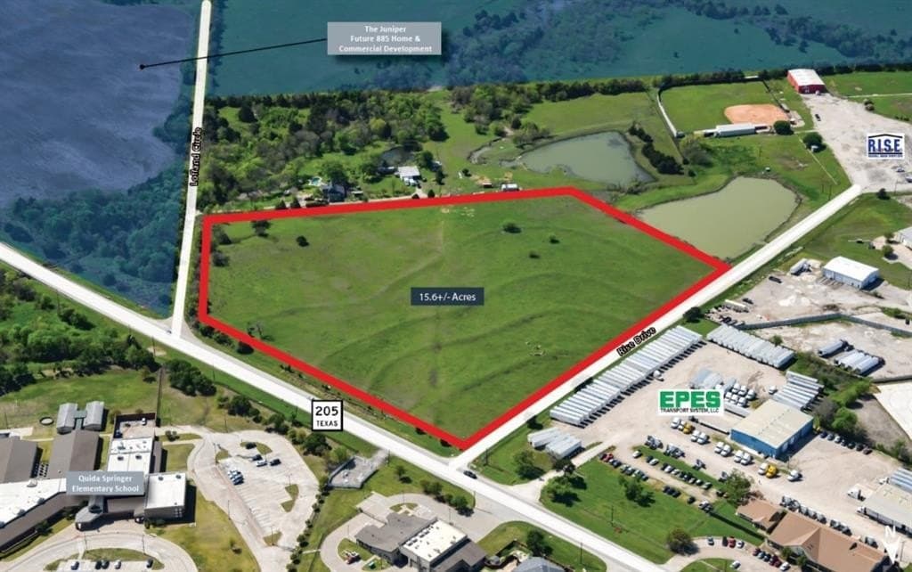 15.6 acres in Rockwall County