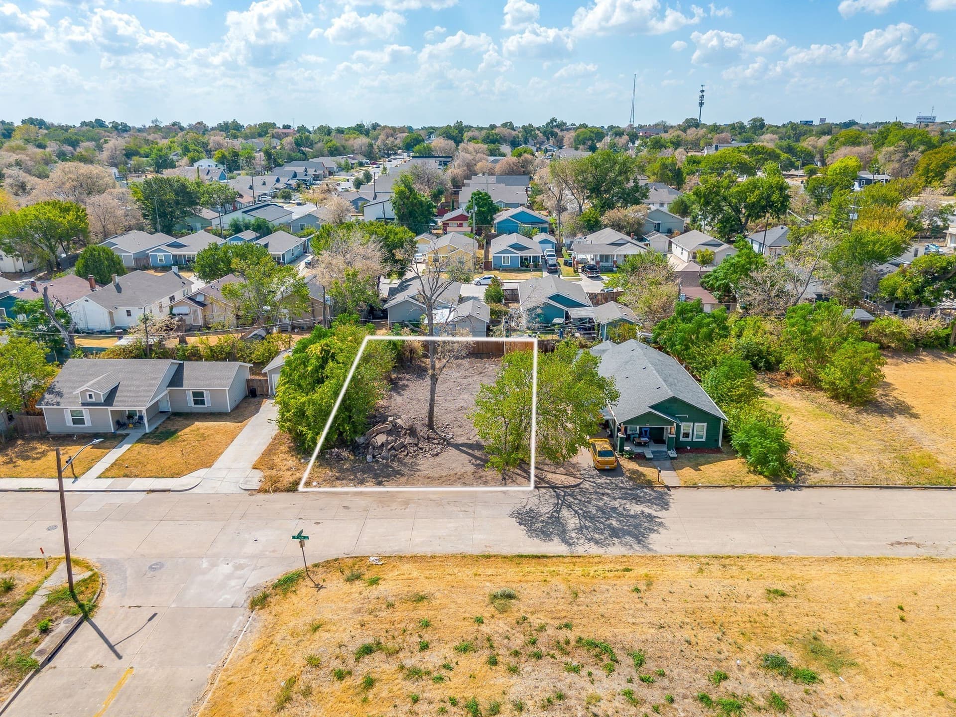 0.07 acres in Tarrant County