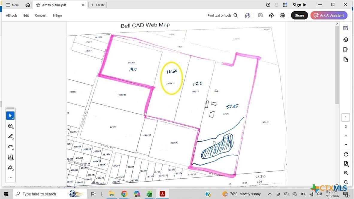 14.64 acres in Bell County gallery image 2