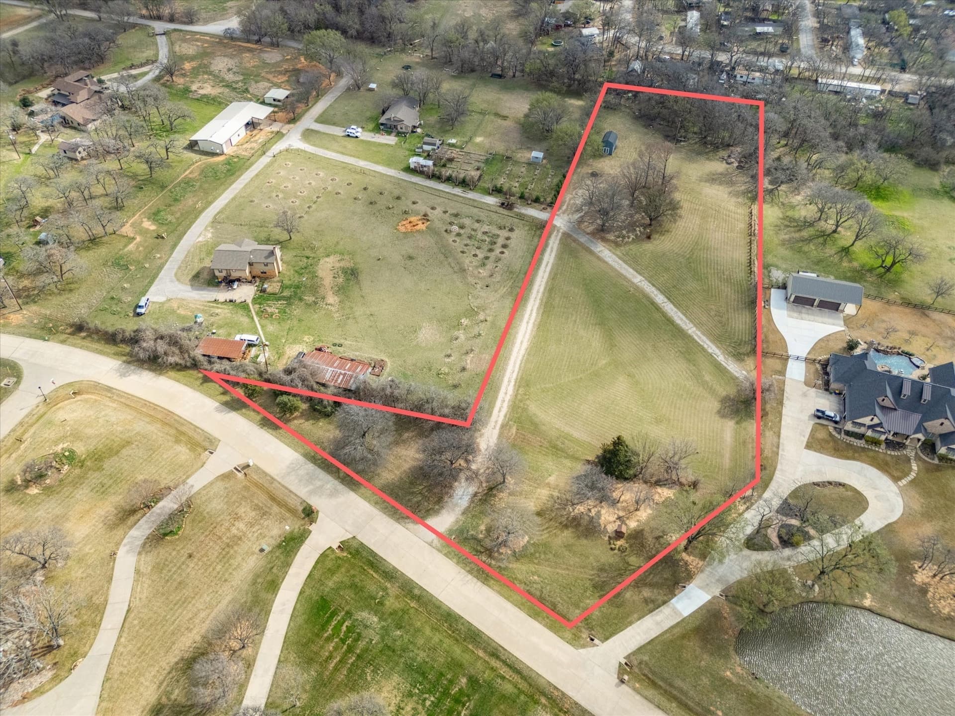 3.44 acres in Denton County