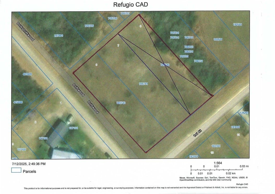 0.22 acres in Refugio County