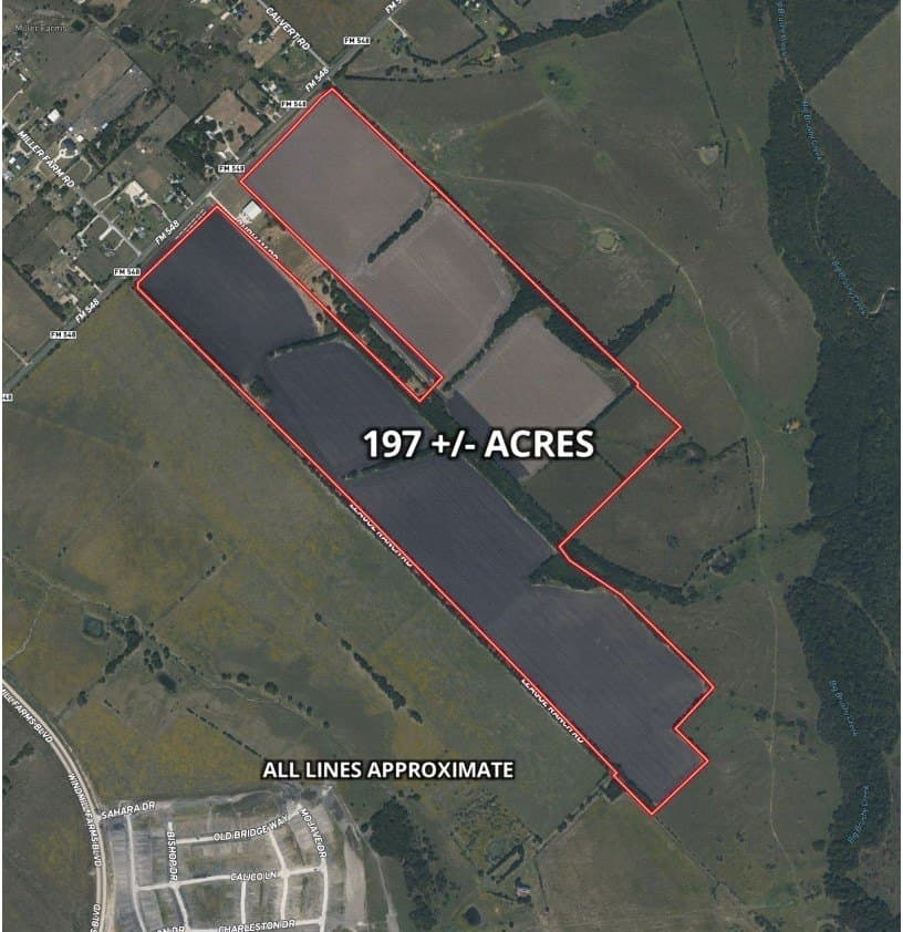 197.79 acres in Kaufman County