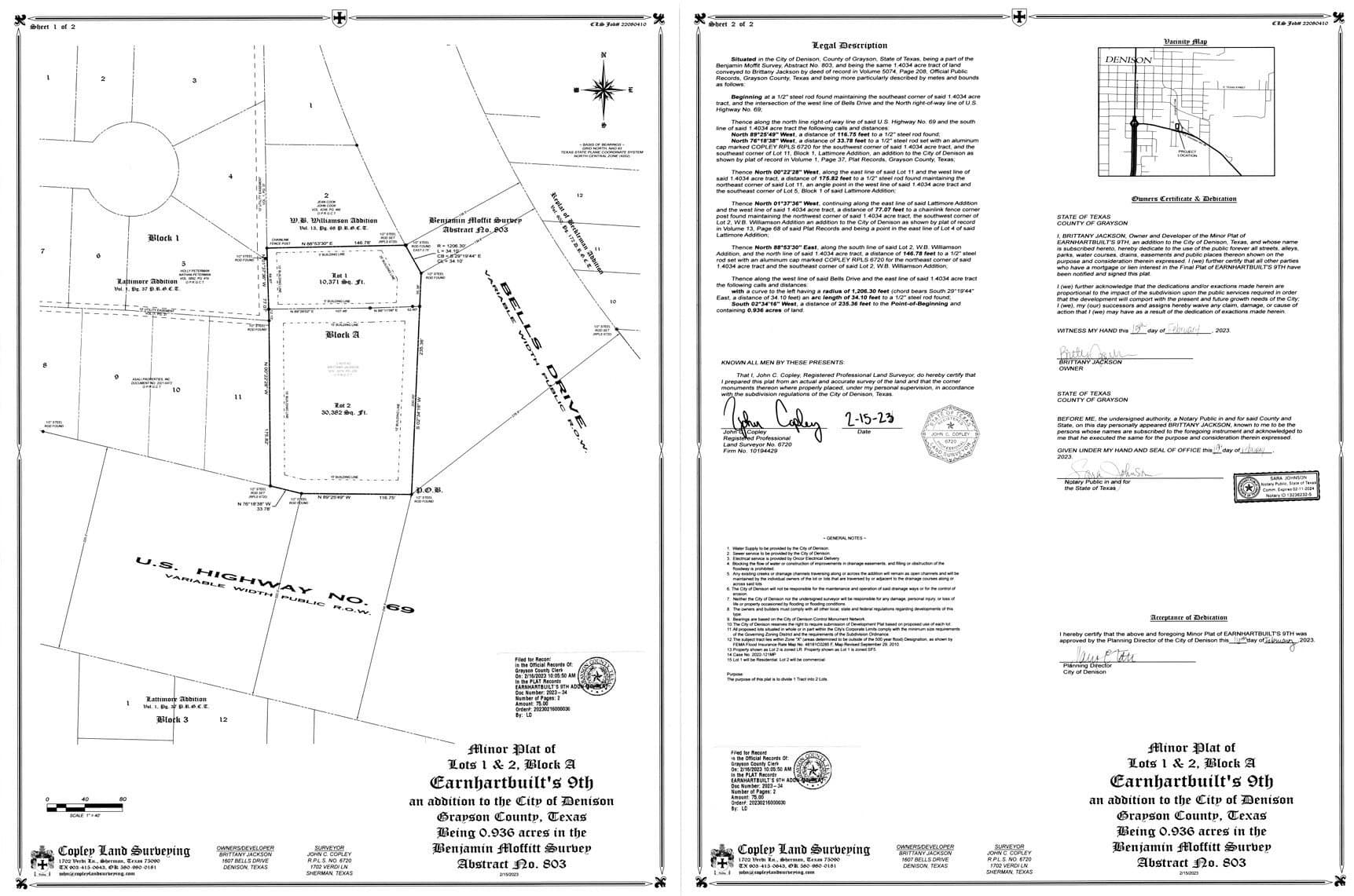 0.93 acres in Grayson County