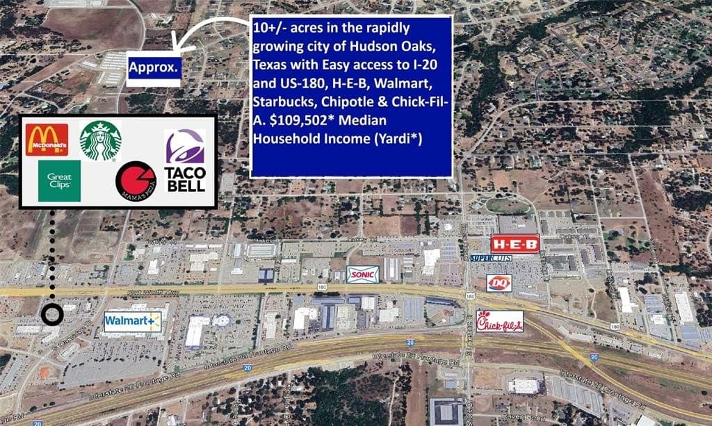10 acres in Parker County