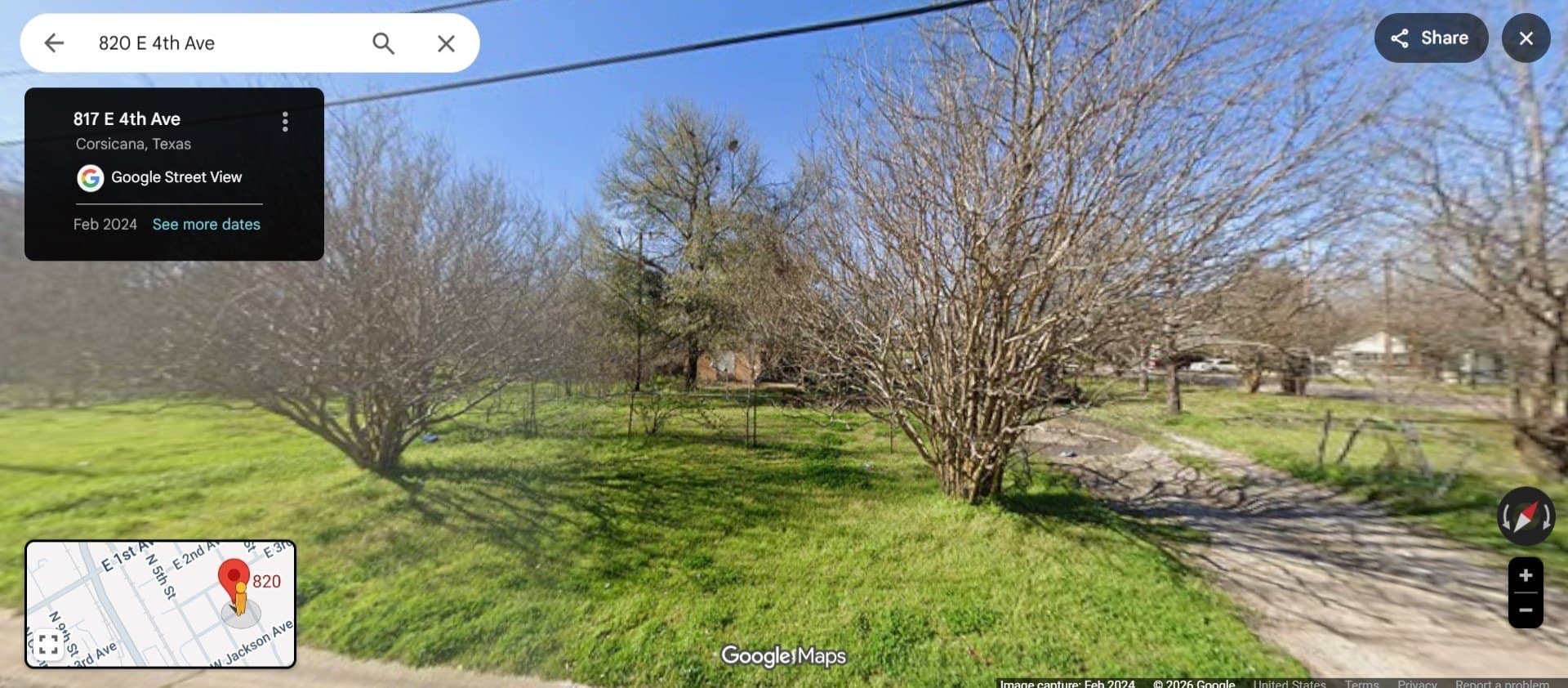 0.32 acres in Navarro County