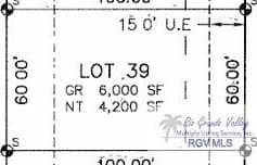 0.13 acres in CAMERON County