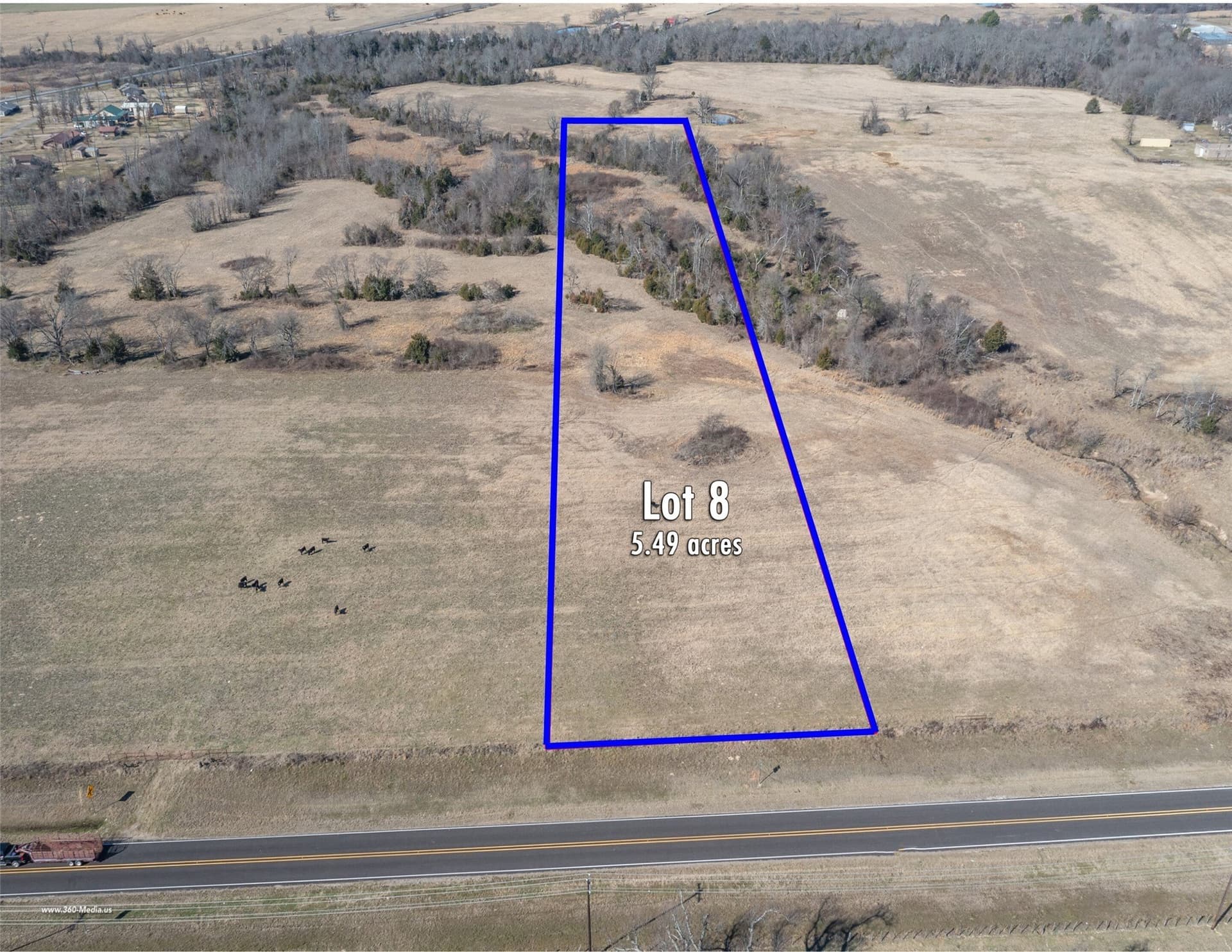5.49 acres in Rains County
