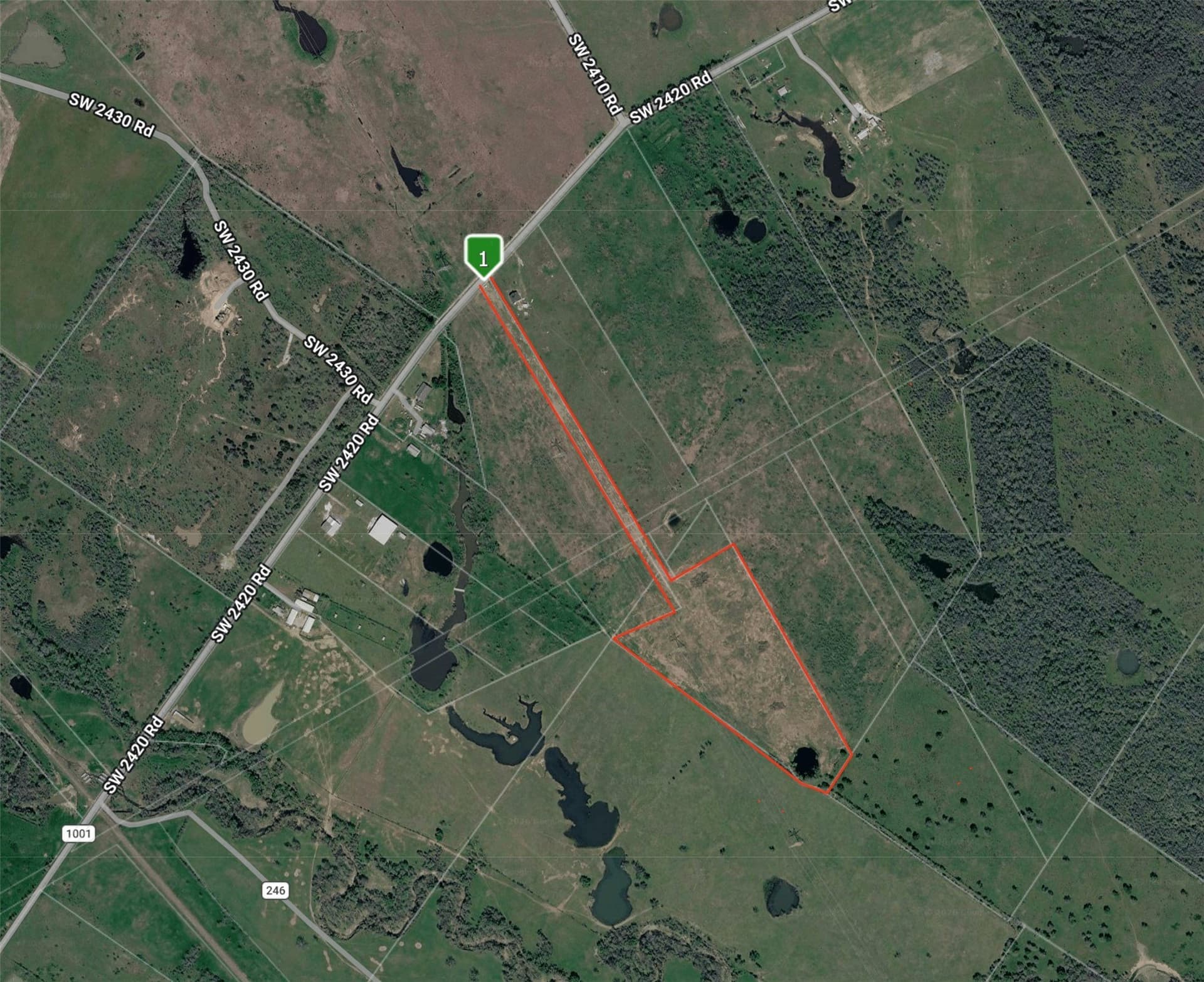 19.52 acres in Freestone County