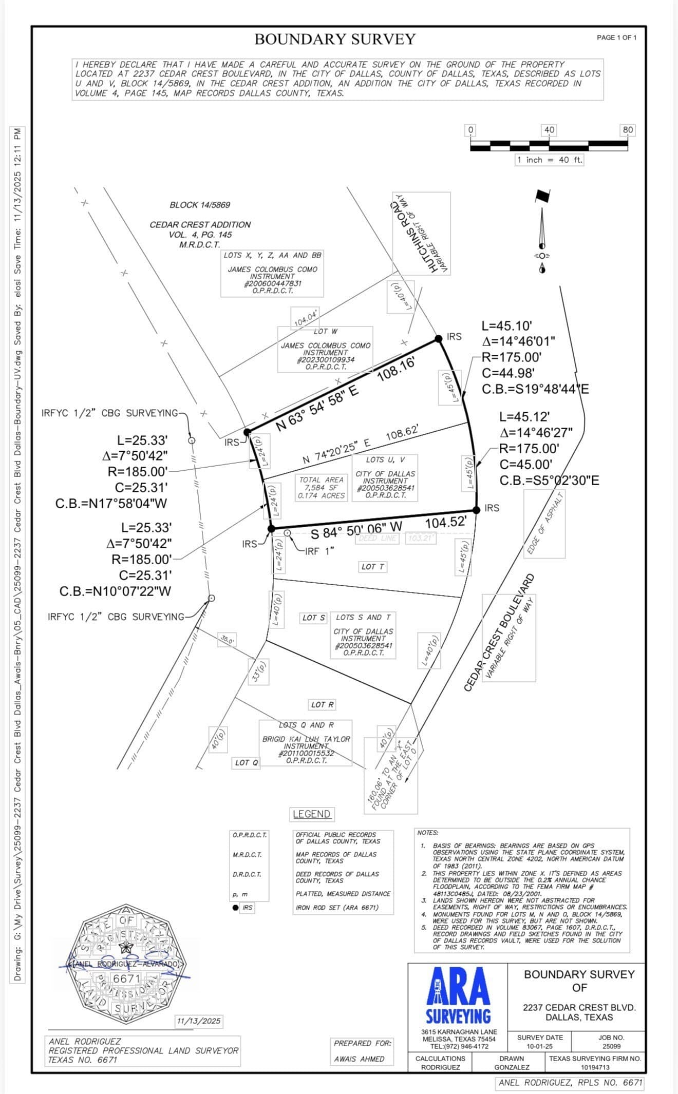 0.19 acres in Dallas County