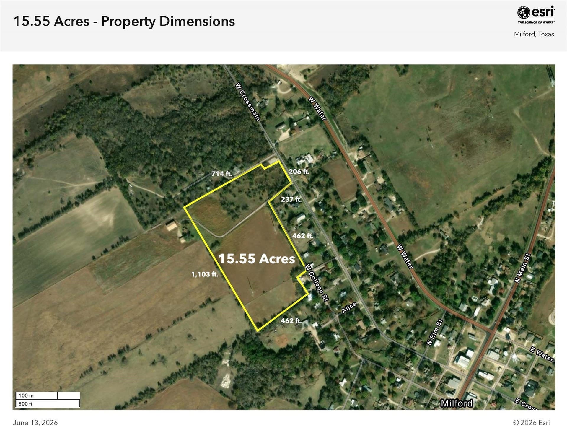 15.54 acres in Ellis County