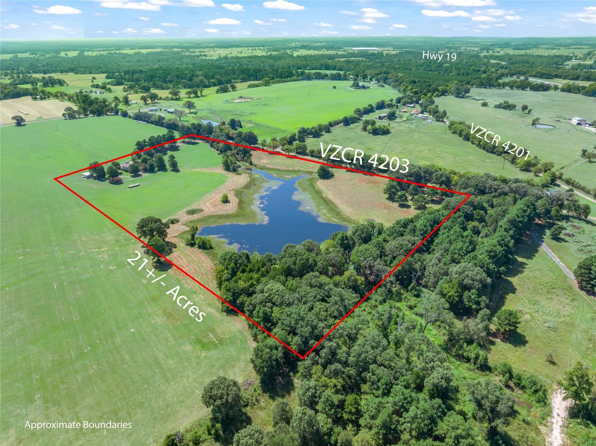 21 acres in Van Zandt County featured view