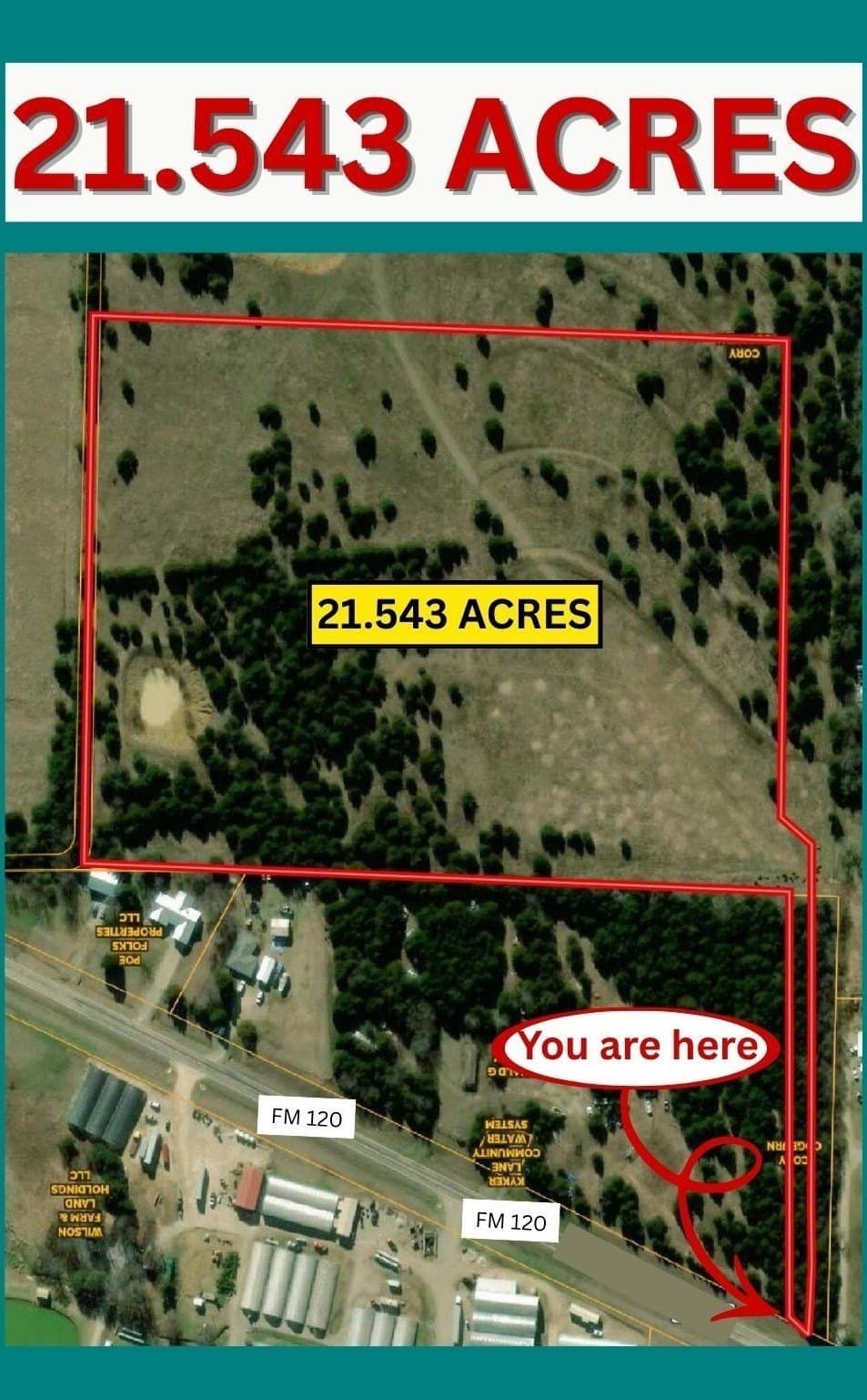 21.54 acres in Grayson County