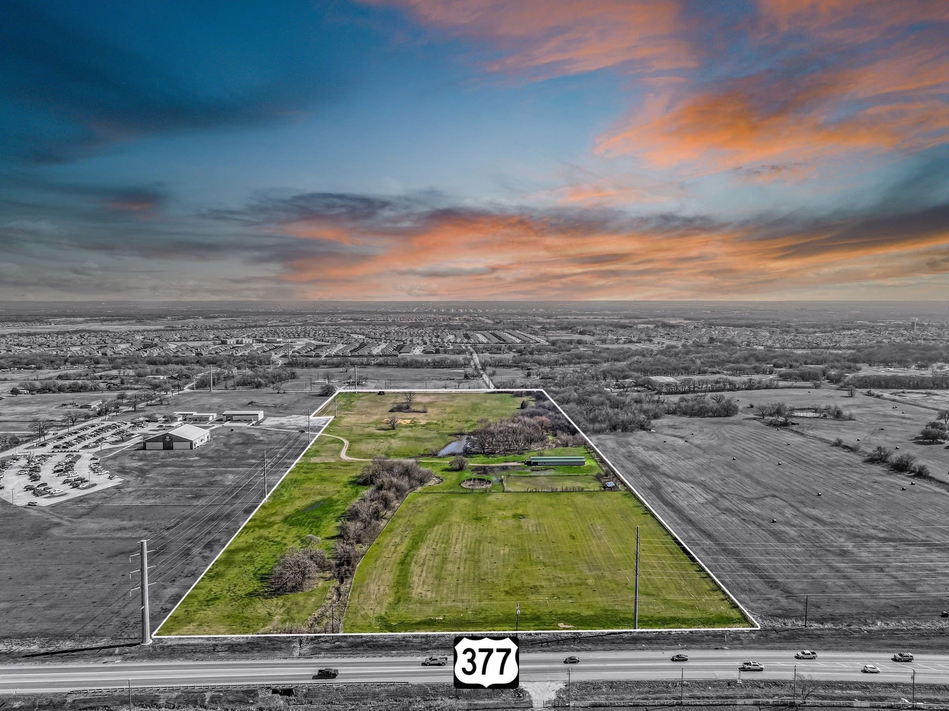 30.4 acres in Denton County