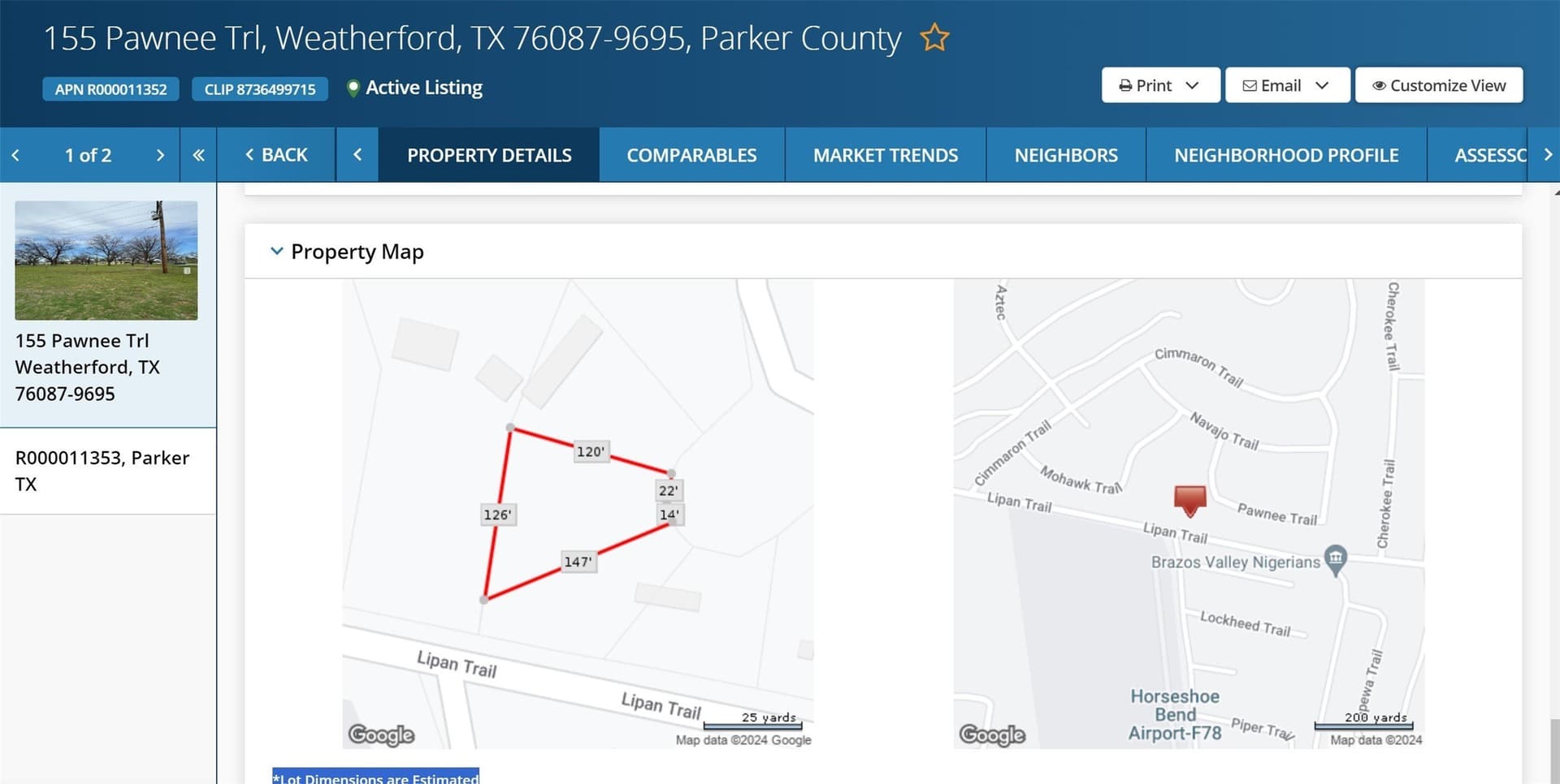 0.59 acres in Parker County featured view