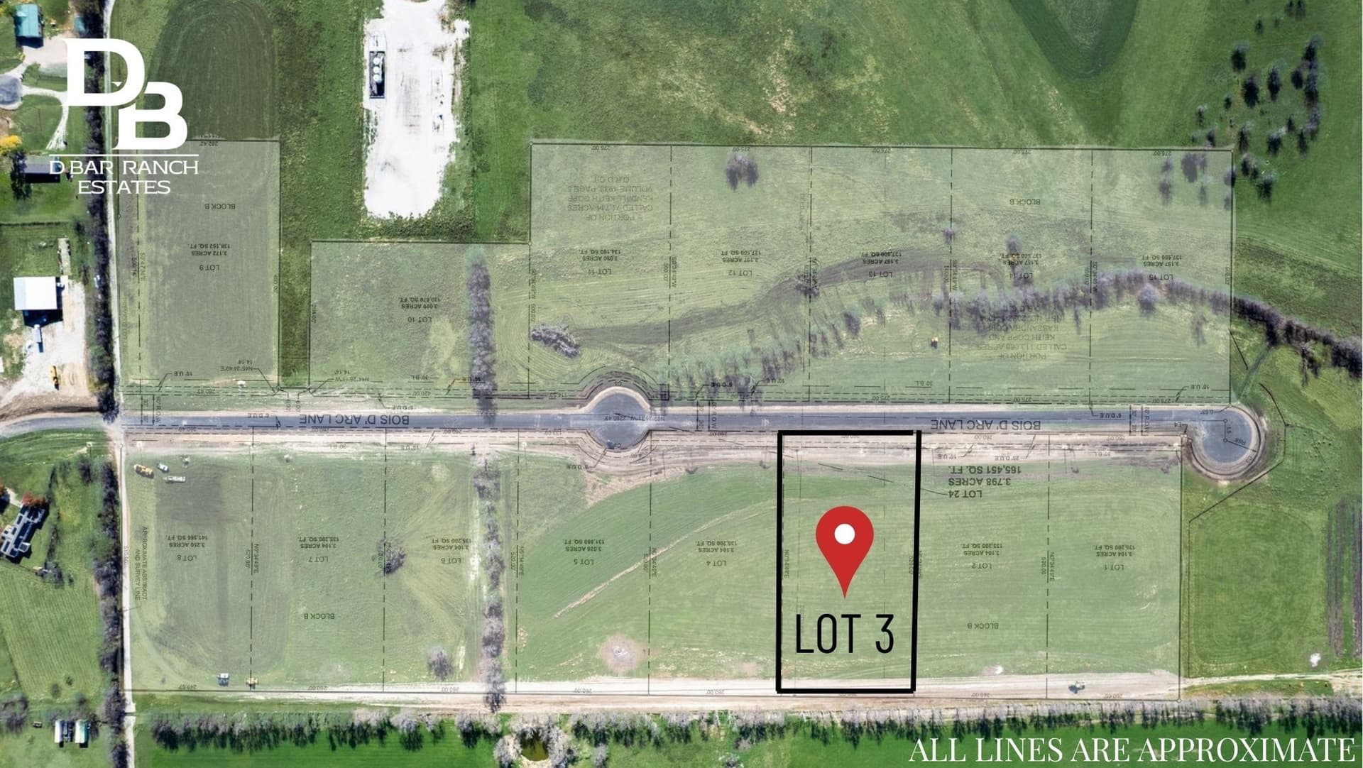 3.1 acres in Denton County