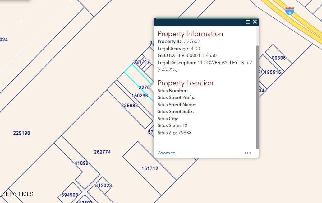 4 acres in El Paso County