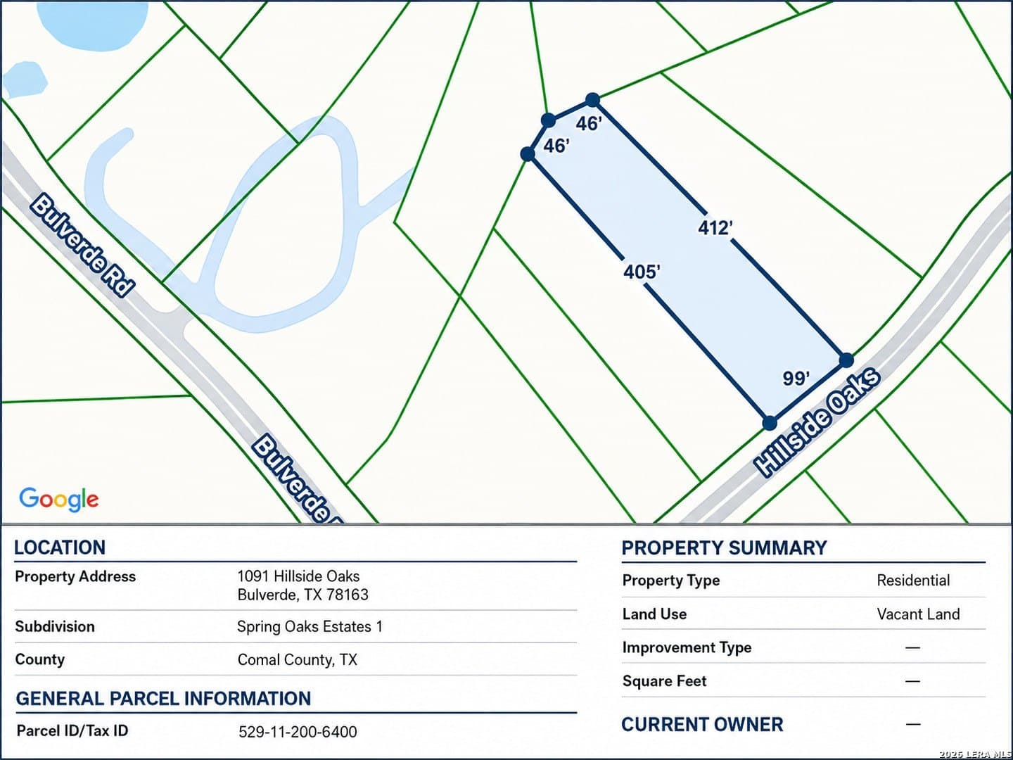 0.86 acres in Comal County