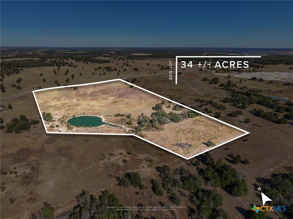 34 acres in Milam County