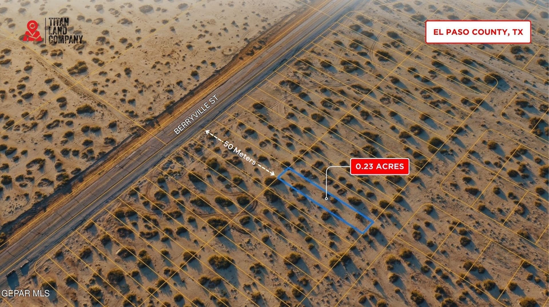 0.23 acres in El Paso County