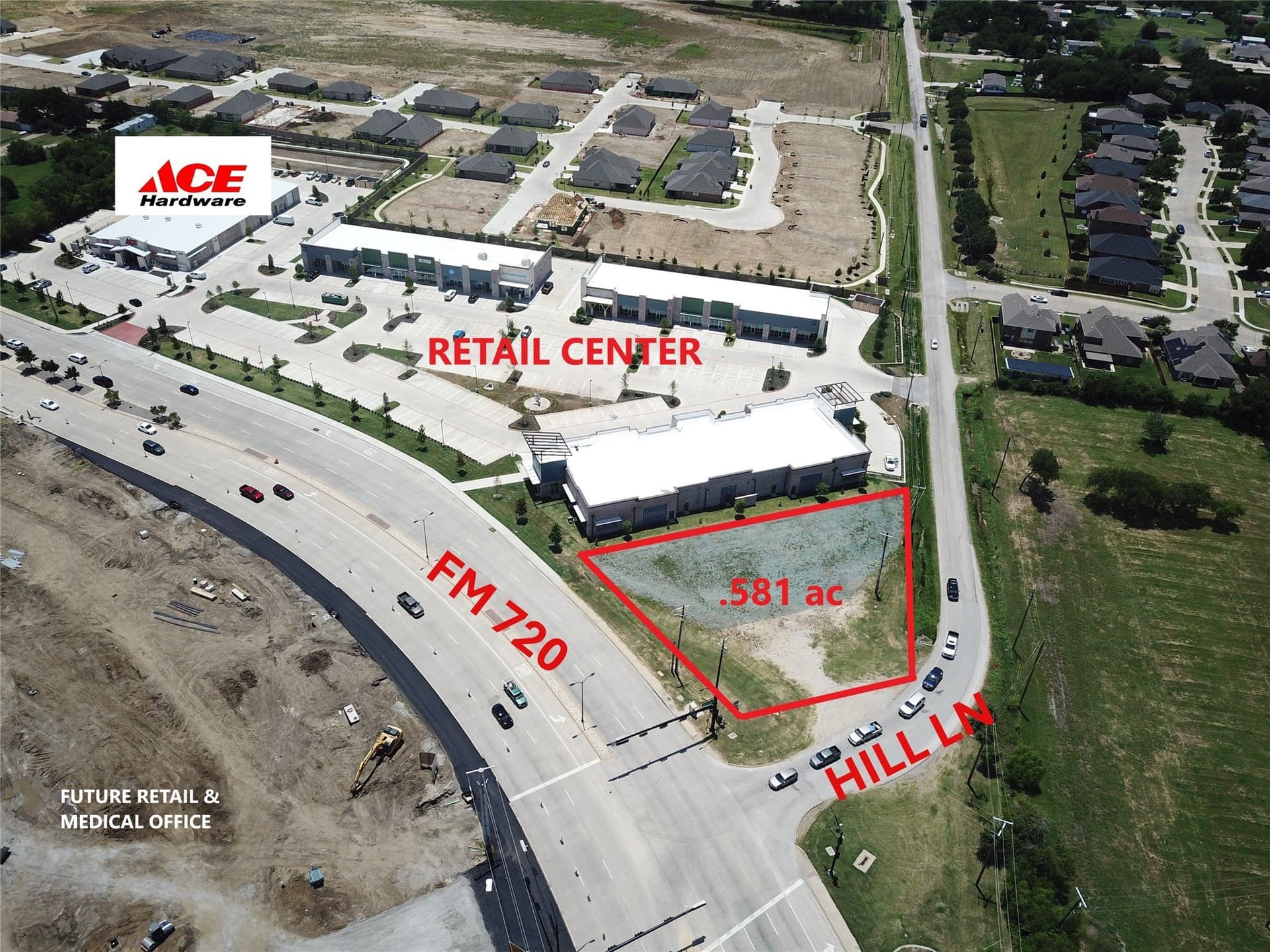 0.58 acres in Denton County
