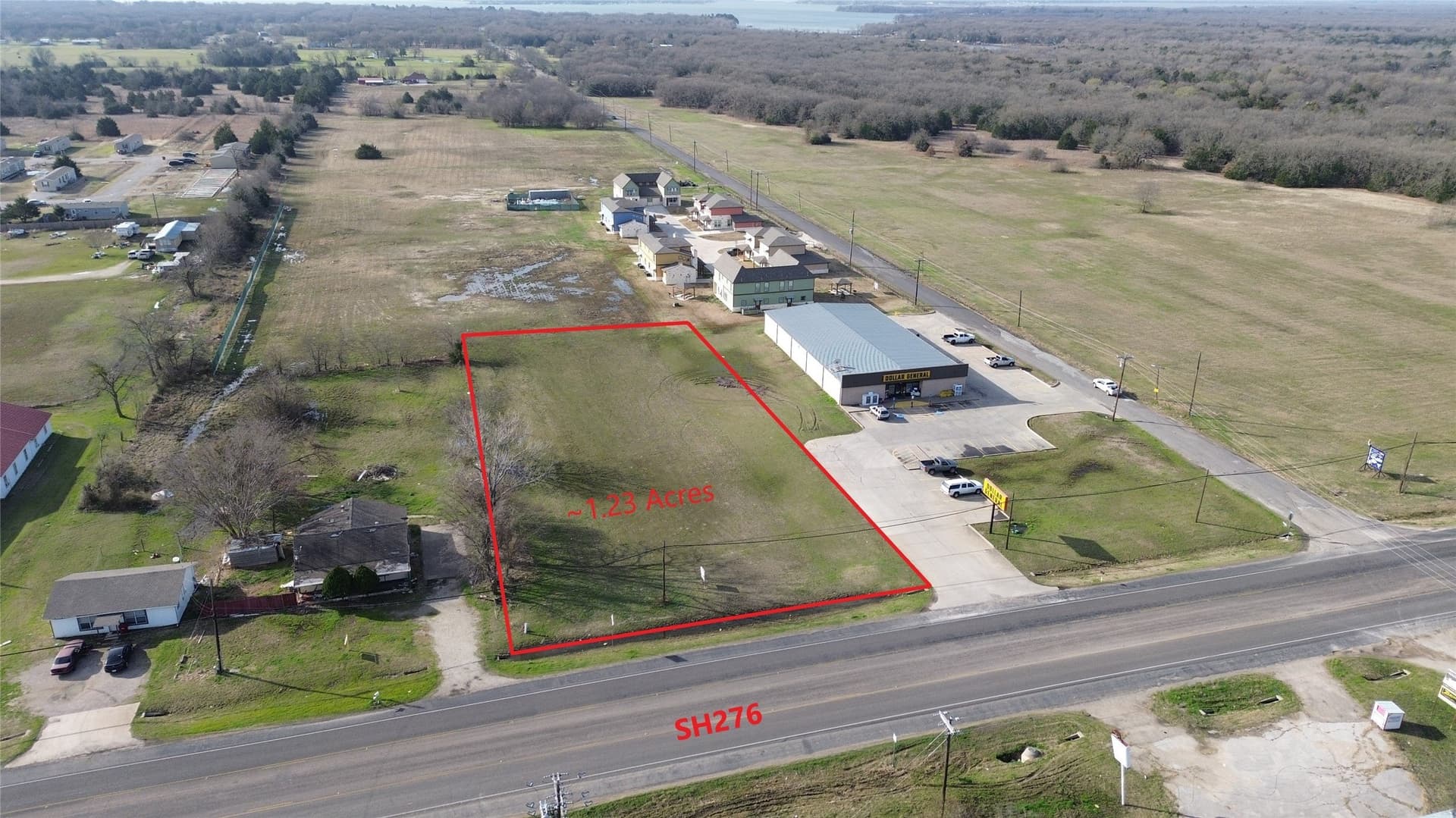 1.24 acres in Hunt County