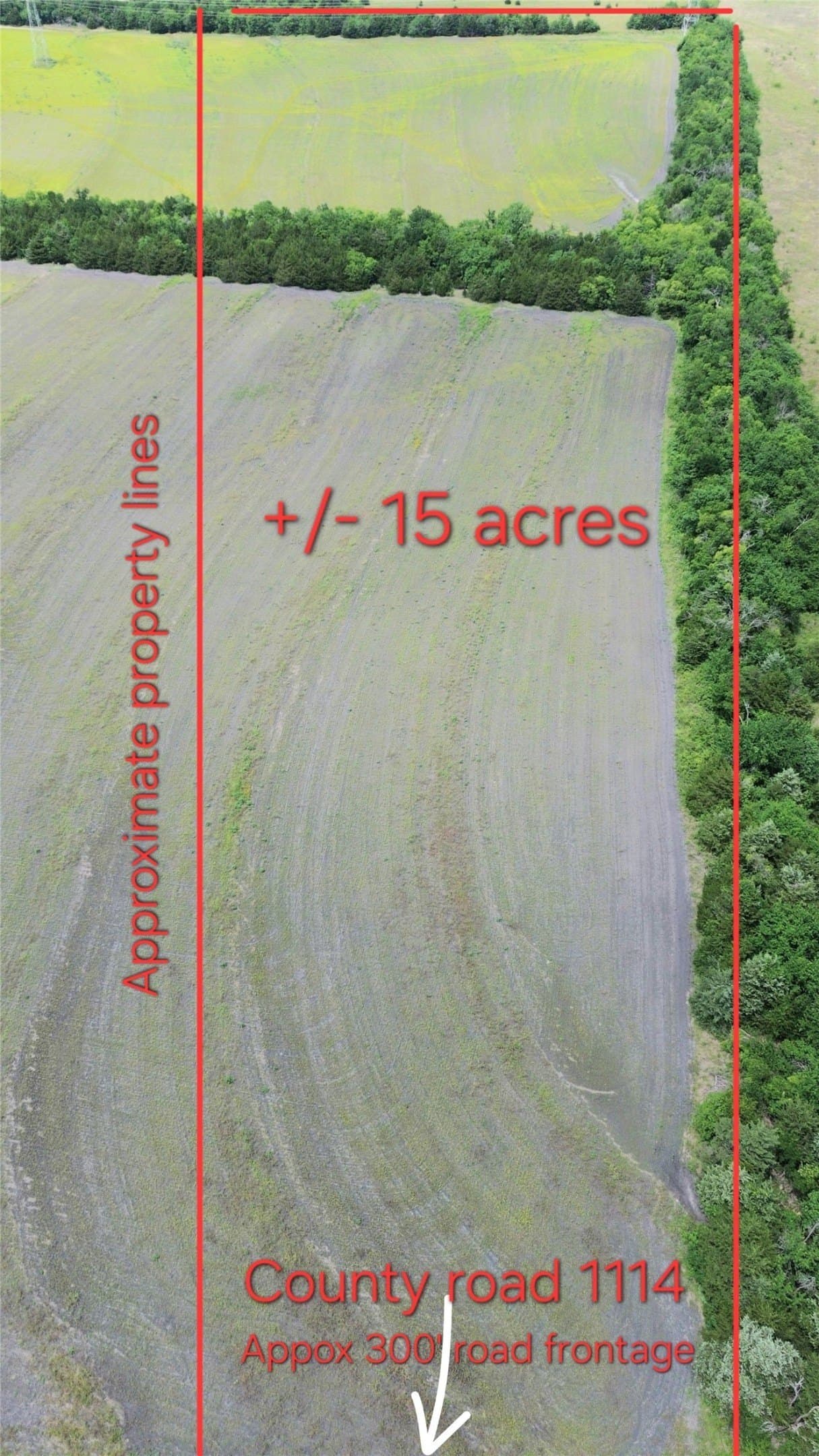 15.08 acres in Hunt County