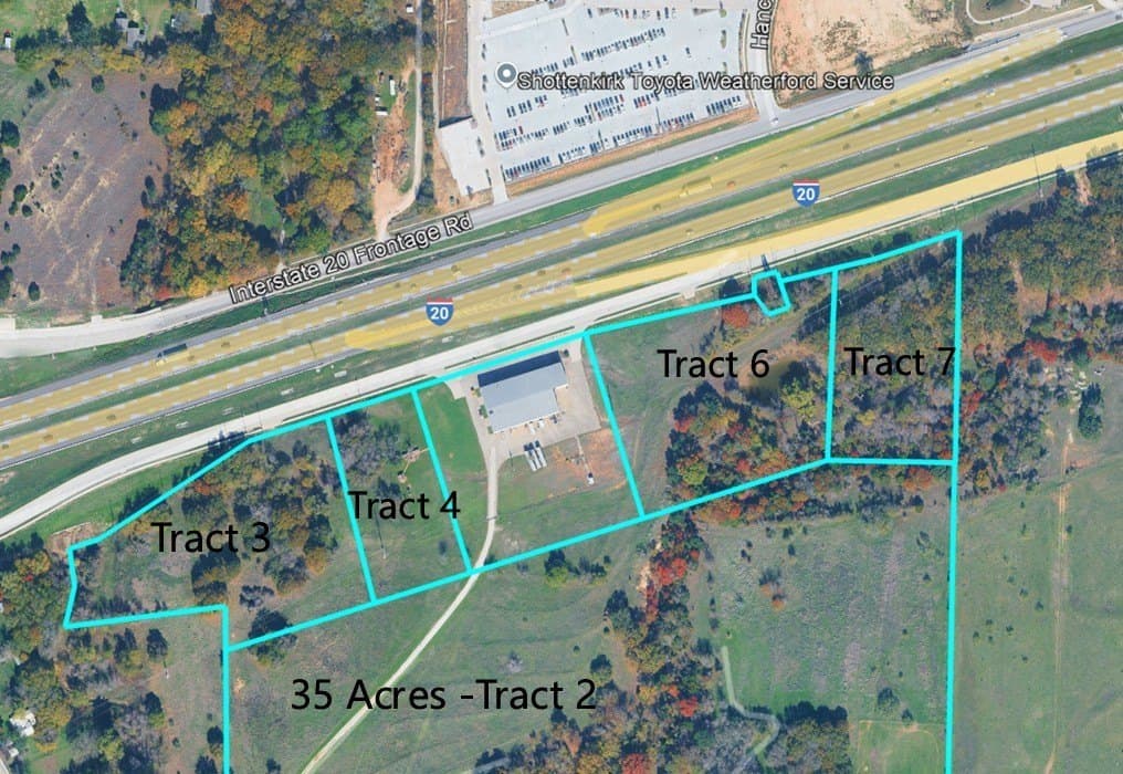 4.5 acres in Parker County