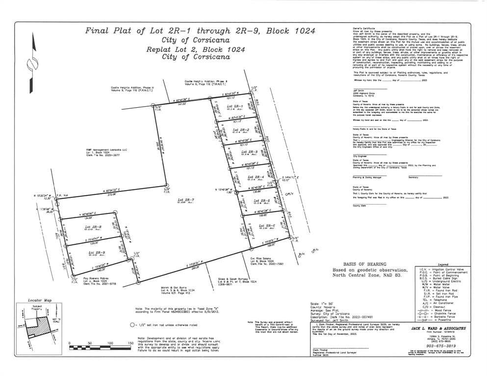 0.88 acres in Navarro County