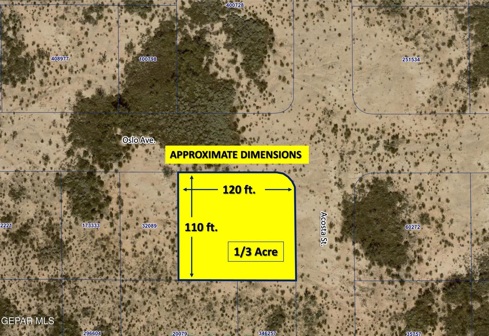 0.3 acres in El Paso County