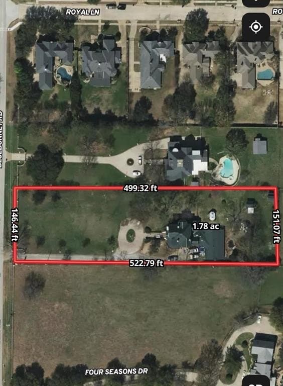 1.83 acres in Tarrant County