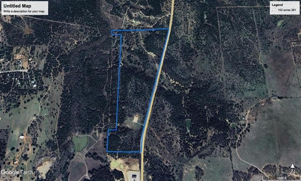 102.02 acres in Palo Pinto County