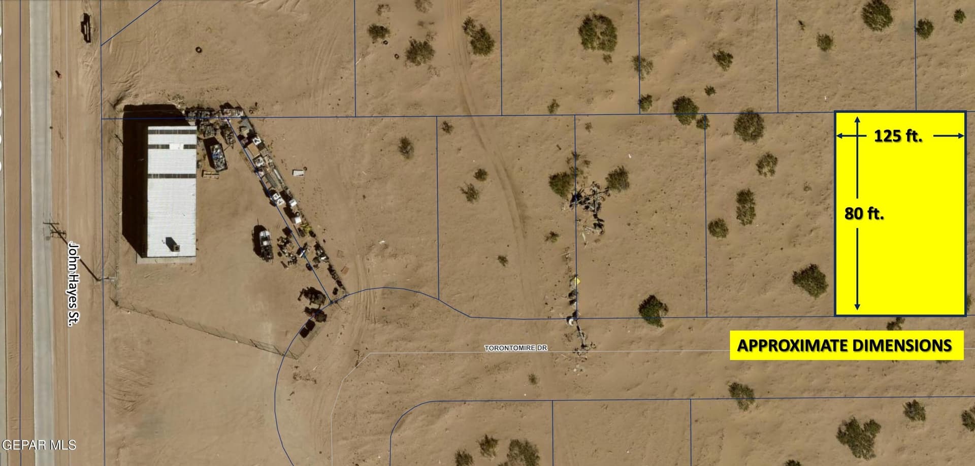 0.23 acres in El Paso County