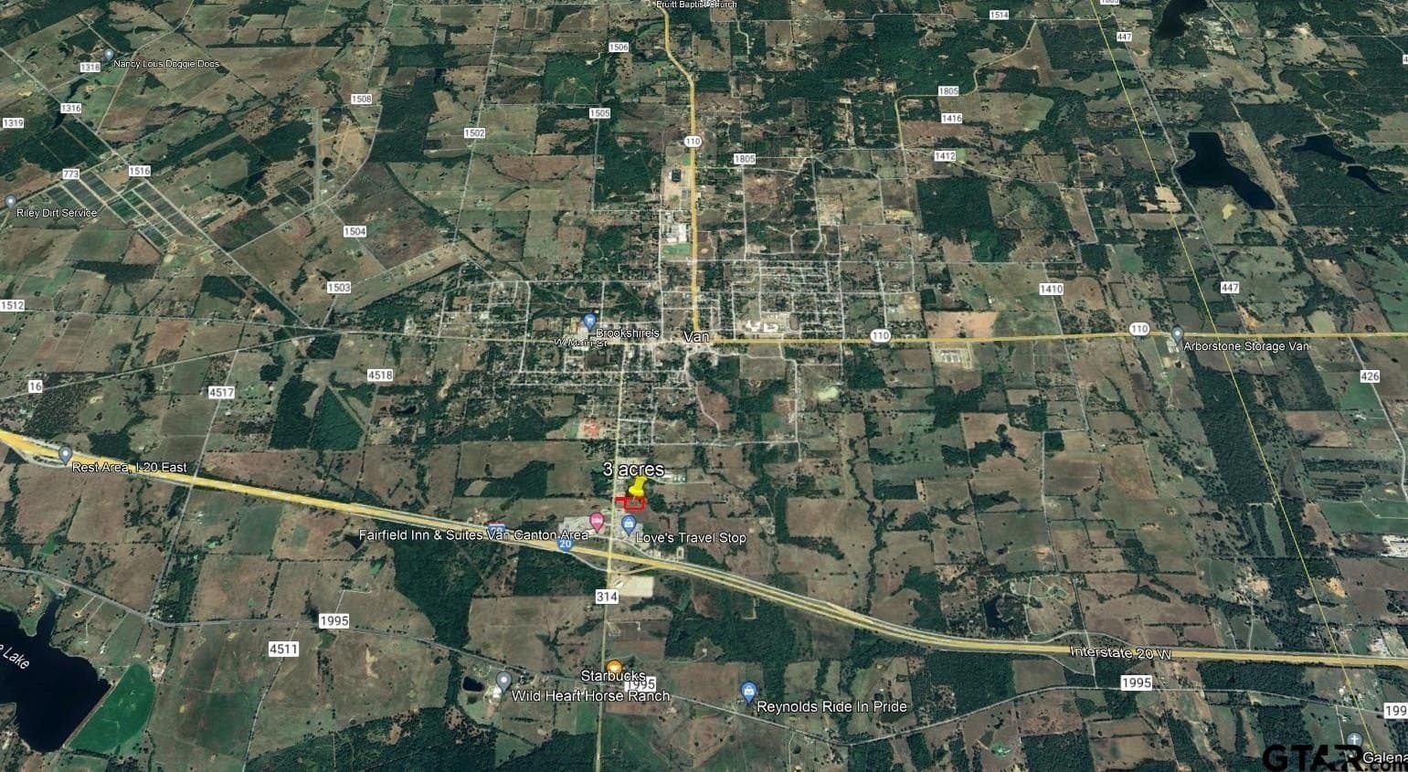 3 acres in Van Zandt County