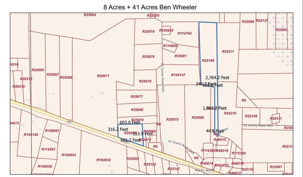 41 acres in Van Zandt County