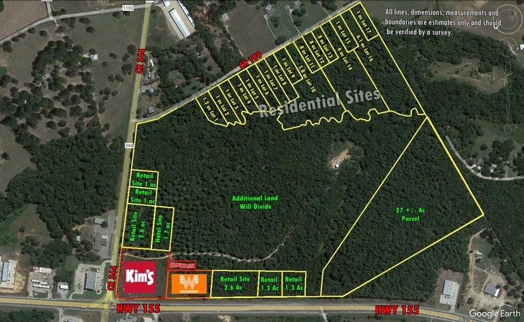 0.8 acres in Smith County