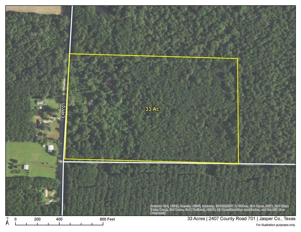 33 acres in Jasper County