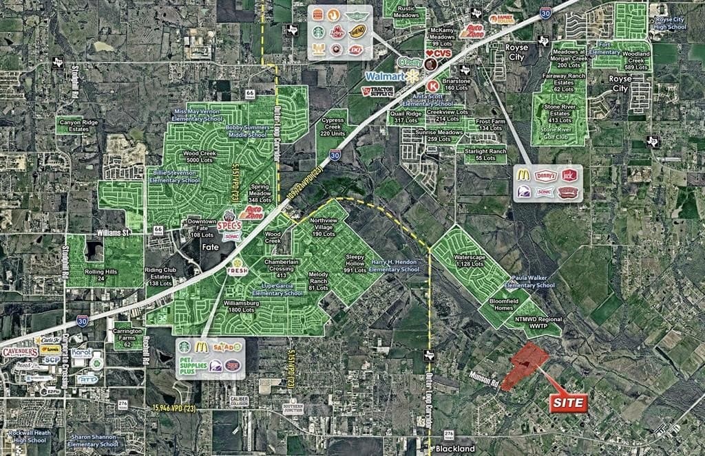 70.78 acres in Rockwall County