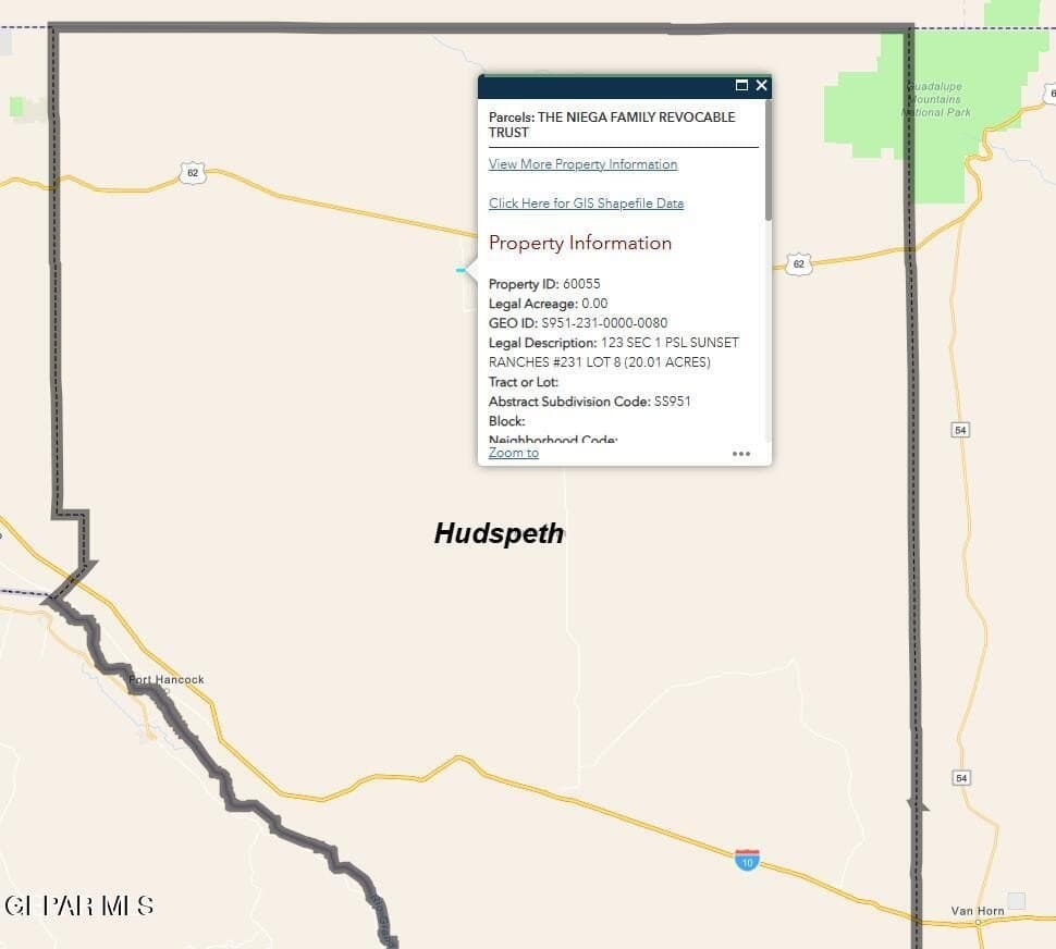 20.01 acres in Hudspeth County featured view