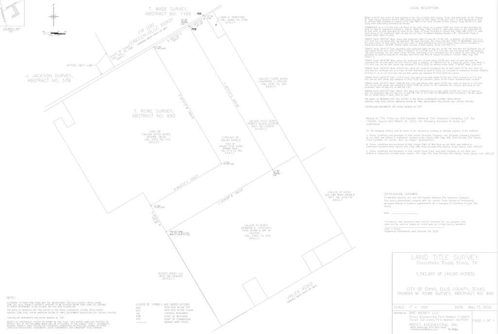 40 acres in Ellis County