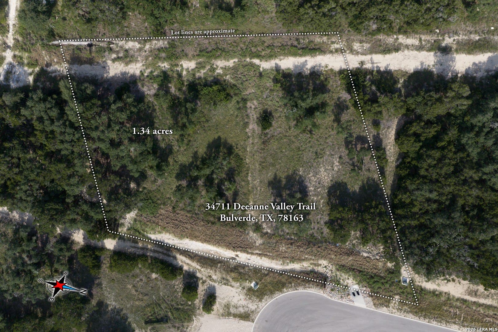 1.34 acres in Comal County