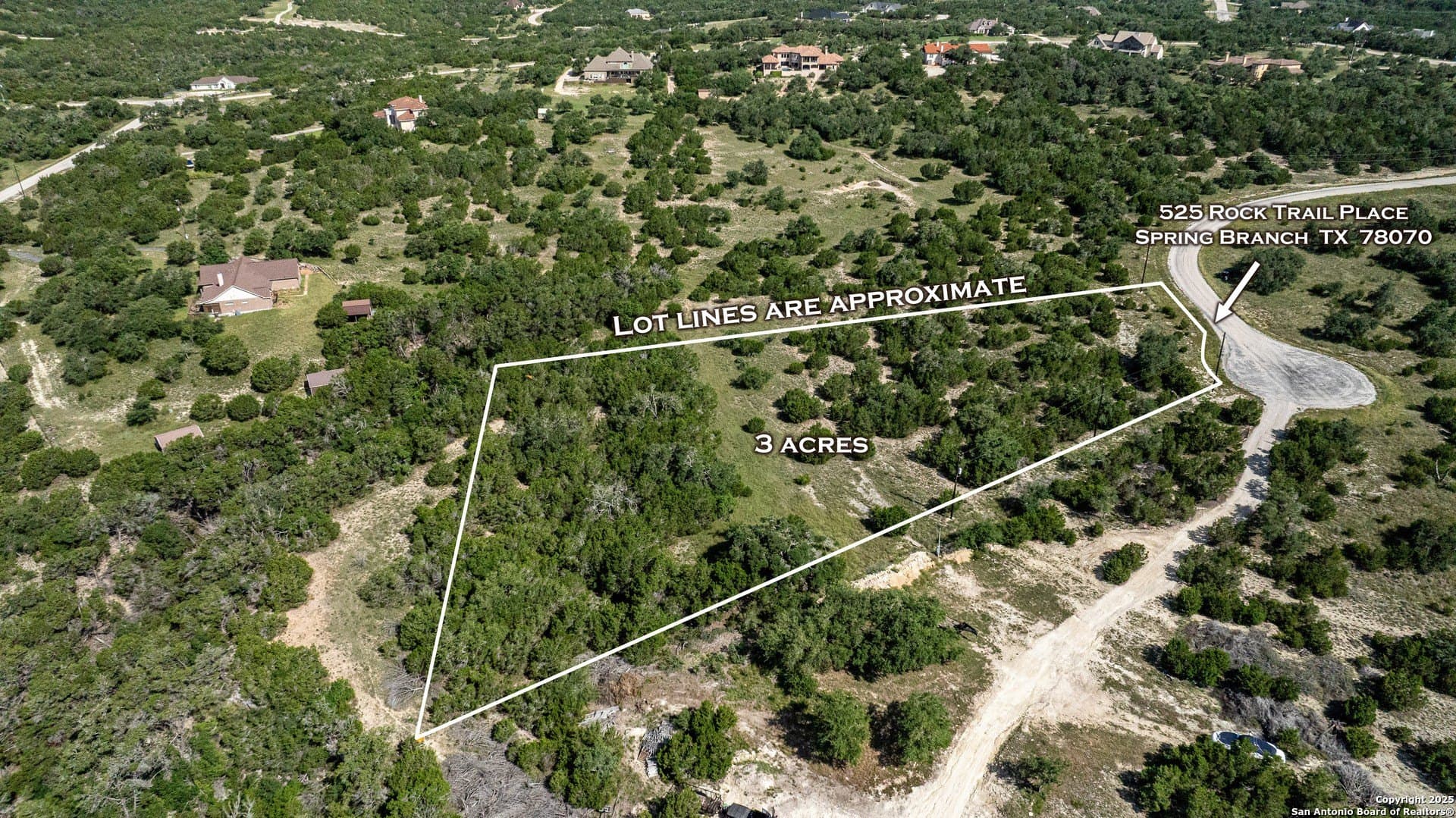 3 acres in Comal County
